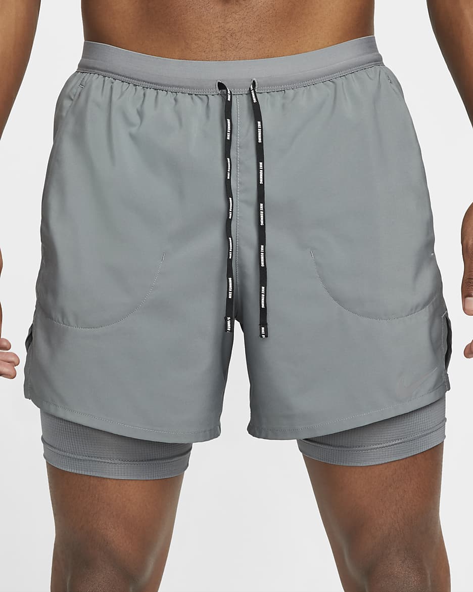 Nike running flex stride 2-in-1 dri-fit mesh shorts best sale